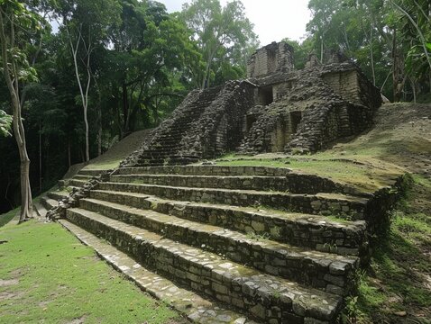 Caracol Maya ruins in Belize