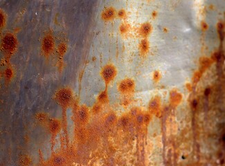 Abstract worn texture with rust