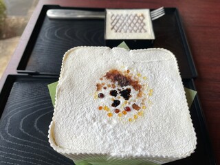 抹茶のシフォンケーキ