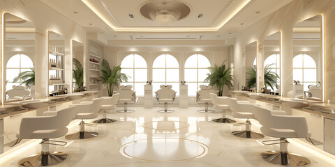 Interior Renderings 3d Rendered Visualization Of A Beautiful Salon  Backgrounds JPG
