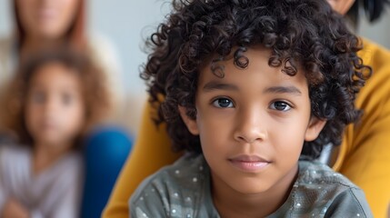 Thoughtful Young Boy Reflecting on Mental Health and Emotional Wellbeing
