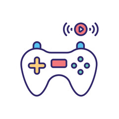 Streaming vector icon