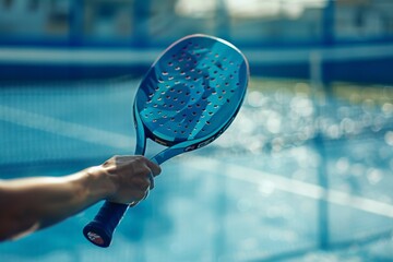 Equipment and court for paddle or padel tennis - 788335503