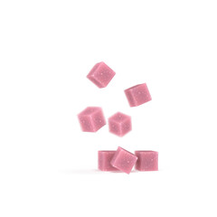Gummy candy 3D render for mockup	