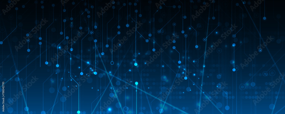 Poster Abstract vector background. Futuristic technology style. Elegant background for business tech presentations.