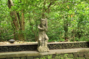 Fototapeta na wymiar Monkey Forest in Ubud, Bali, Indonesia