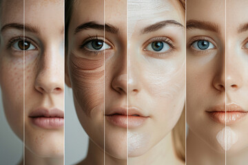 Beauty concept rejuvenation renewal skin care - obrazy, fototapety, plakaty