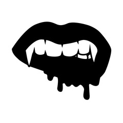 Vampire Lips SVG