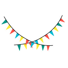 Colorful Fiesta Flag 