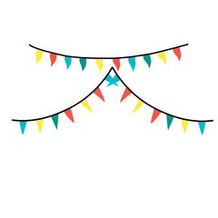 Colorful Fiesta Flag 