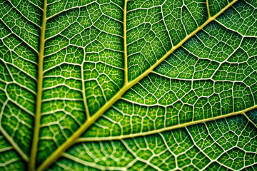 Macro Photography of Leaf Veins: Close-up shots highlighting the delicate veins and textures of leaves, offering organic and natural backgrounds suitable for eco-friendly or botanical-themed designs.
