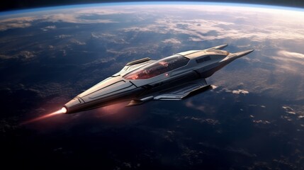 Hypersonic spacecraft for faster interplanetary AI generated