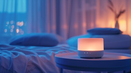 Modern Sleep Sound Device Emitting Soothing Light and Sound