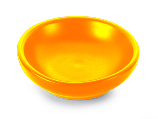 empty bowl isolated on white background