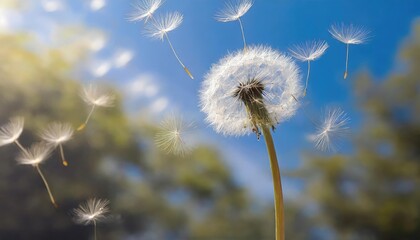 dandelion flower ai generated