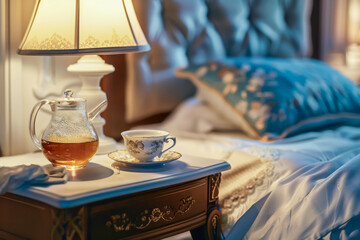 Herbal Tea Bedside Ritual in Sleep Tourism Haven