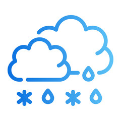 sleet gradient icon