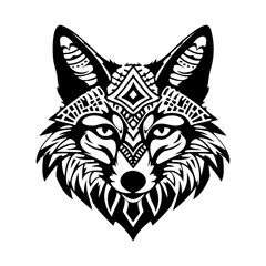 wolf head tattoo