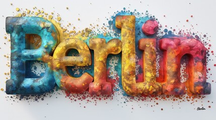 Be Brilliant: Multicolored Letters Spelling Out Encouraging Message