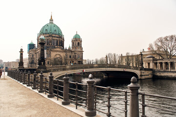 interior of saint cathedral city, Berliner dom, church, protestant church , berlin 