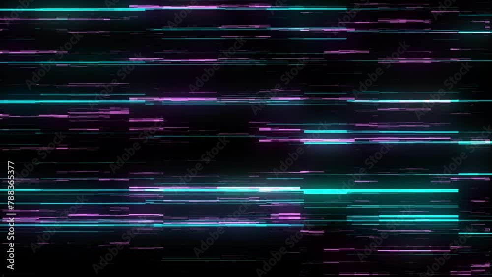 Poster Abstract glitch background. Digital damage backdrop with noise effect. Error texture. Computer virus. Corrupted code. 3d rendering.