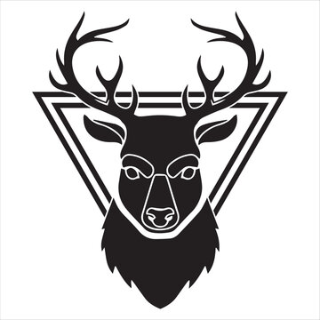 Deer Skull t-shirt design, Deer Hunting eps, Distressed American Flag RIFLE eps ,Deer Hunting Shirt vector file