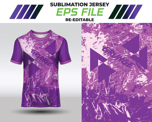 Sport jersey design, fabric textile for sublimation