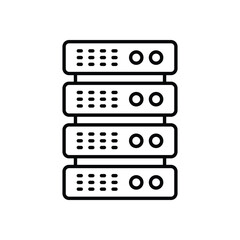 Servers vector icon