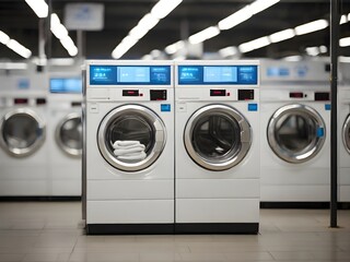 clothes washing machine in the machine
