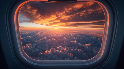 window of an airplane