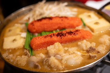 明太子　もつ鍋