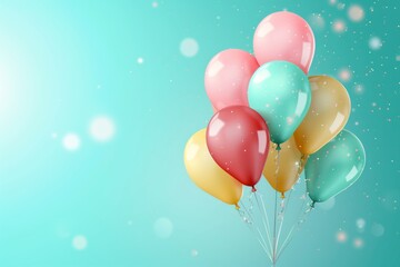 Shiny, Positive Celebration with Vibrant Polka Dots: Festive, Light Hearted Streamer Decoration and Cheerful Confetti