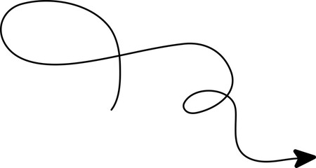 Arrow line doodle