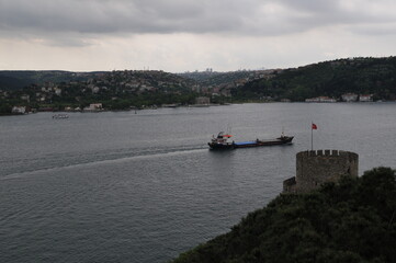 [Retro] The sea seen from Rumeli Hisarı, Türkiye