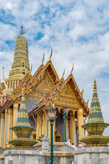 Fototapeta premium Bangkok Grand palace, Thailand, Magnificent architecture and temples of Asia
