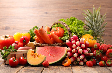 assorted of fruit and vegetables