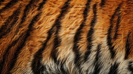 Abstract tiger fur background. The texture of the fur, natural or artificial.
