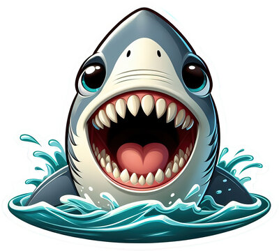 shark cartoon character