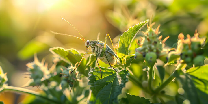 Grasshopper in the Sunlight, Exploring the Serene World of Grasshoppers