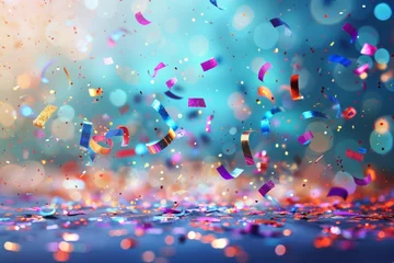 Foto op Plexiglas Graphic Brilliant Heartwarming Glitter in Festive Isolated Sparkle: Flashy, Invigorating Milestone Celebration with Jubilee Theme © Leo