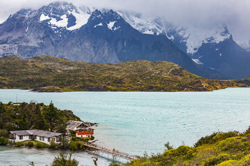 Mountain landscape in National Park Torres Del Paine, Chile