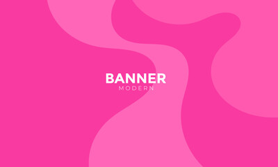 Abstract realistic light pink background with curve wavy lines and layers shadow