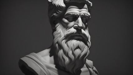 The Hellenic Thinker: Epicurus and His Influence on European Education - obrazy, fototapety, plakaty