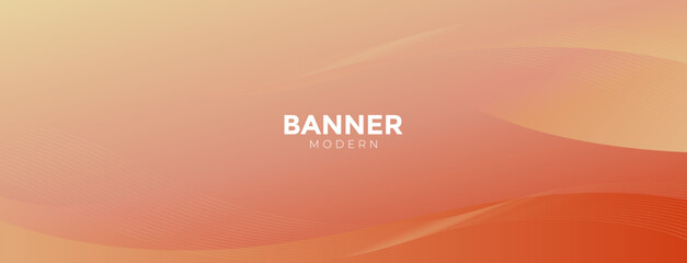 Abstract orange background with lines