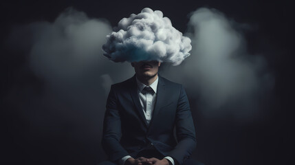 man under great pressure