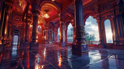 Hindu temple in southern India