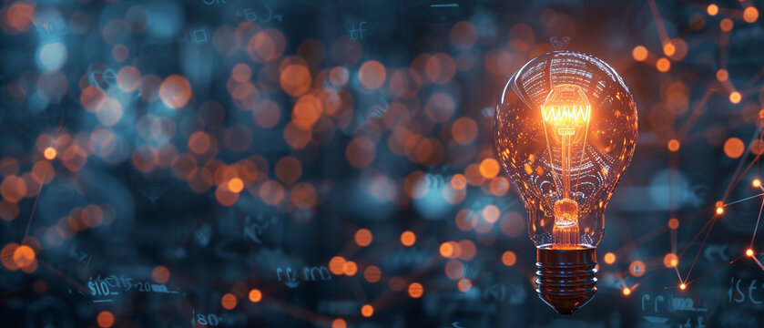 Illuminated Light Bulb with Digital Connection: Idea and Solution Concept