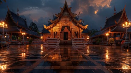 Pha Bong Temple, Chiang Mai, Thailand