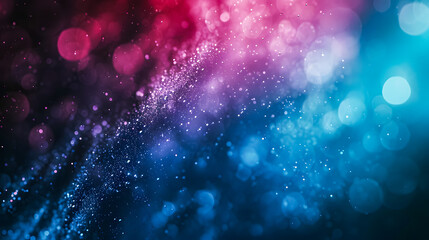 Fototapeta premium Abstract Red and blue Lights bokeh Background Vector. Bokeh light fractal beauty, neon effects, digital abstract creation come together beautifull. abstract light wallpaper 