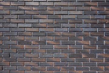 New brown brick wall texture with rough
